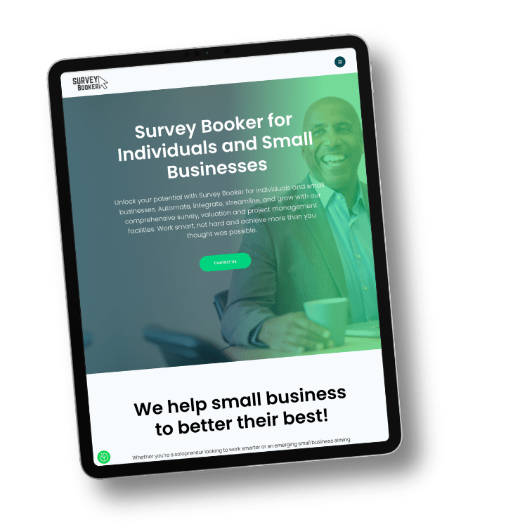 The Surveyor’s Secret Weapon CRM – automation at it’s finest - Ipad image