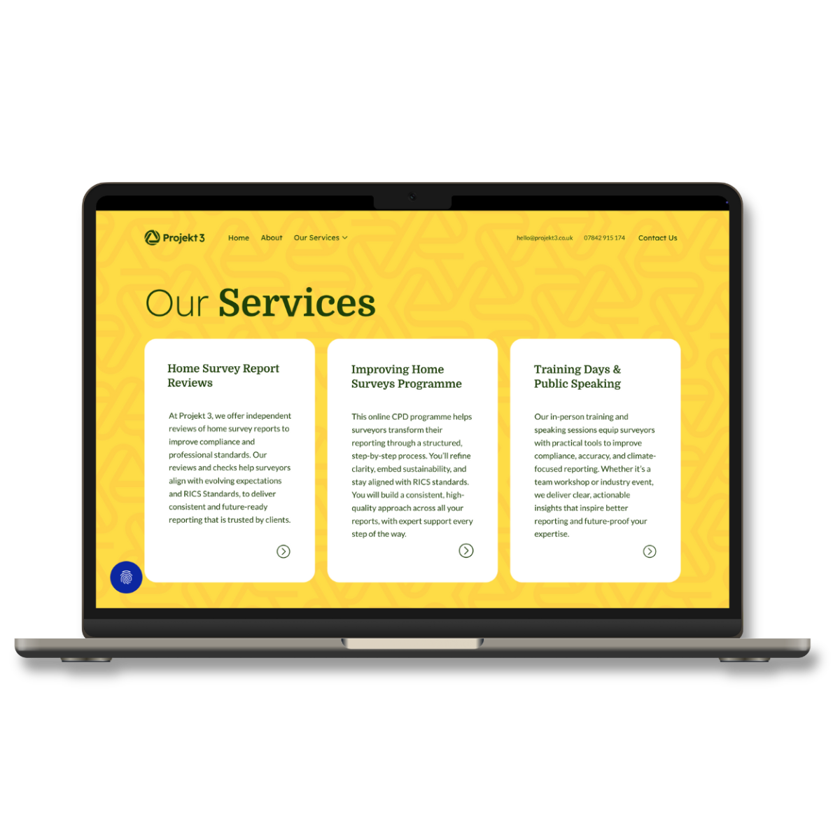 Projekt3 support and training for home surveyors