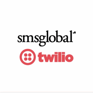 smsglobal logo and twilio logo