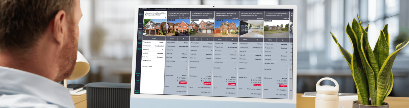 Rightmove Surveyor Comparable Tool