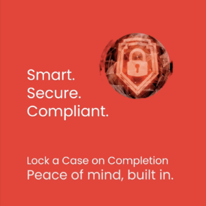 Lock a case on completion