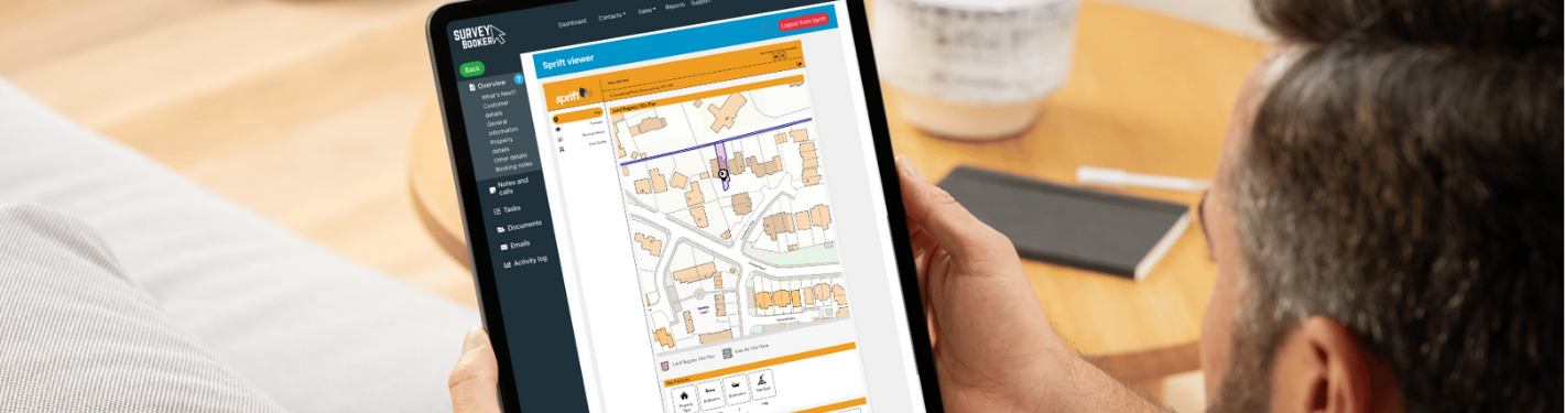 Sprift property data platform for surveyors