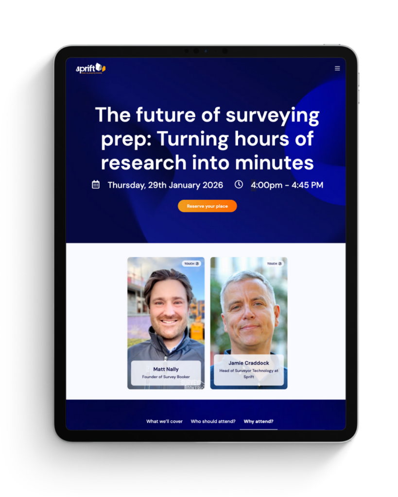 The Future of Surveying Prep: Turning hours of research into minutes