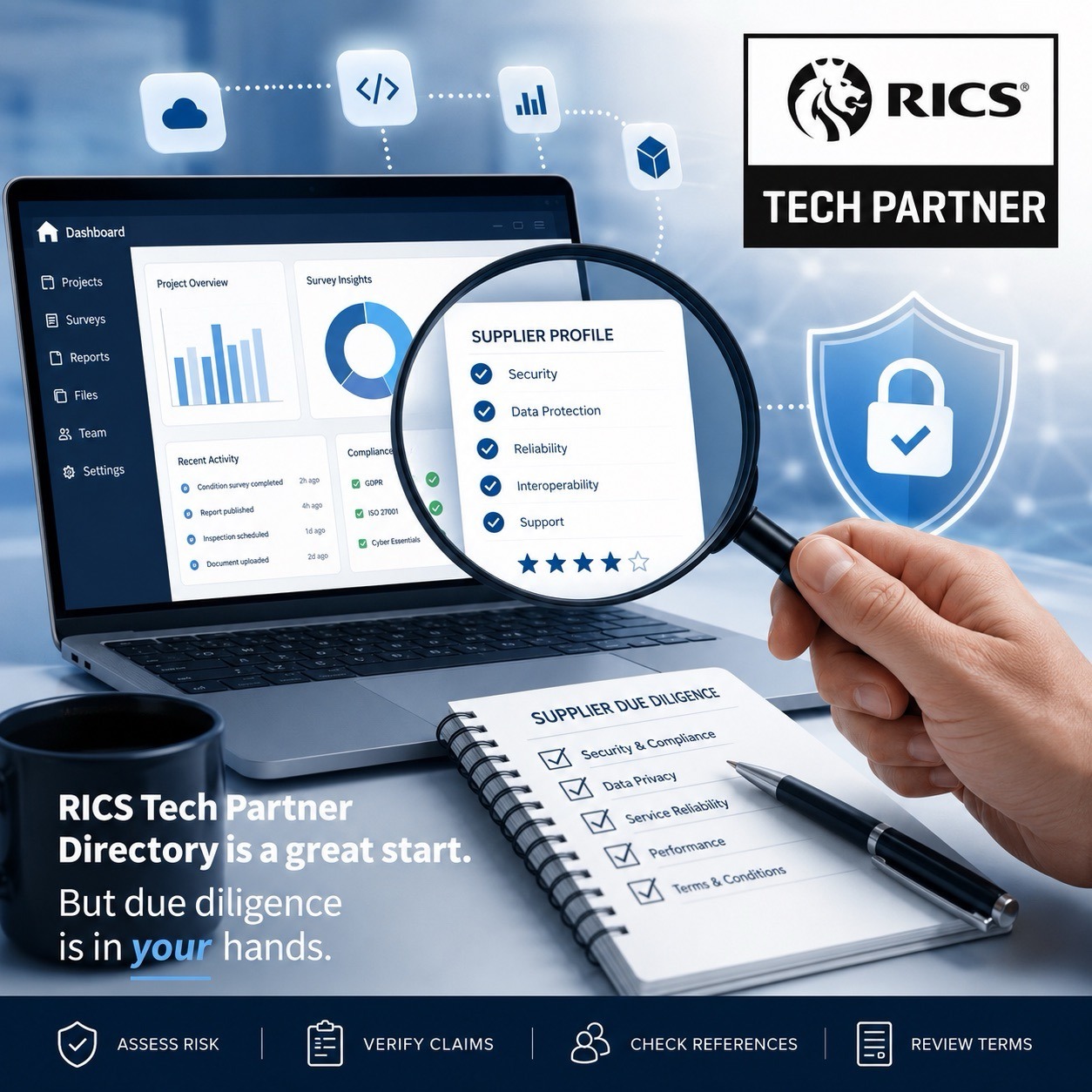 RICS Tech Partner due diligence graphic