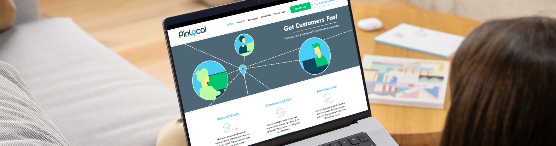 PinLocal surveying lead generation