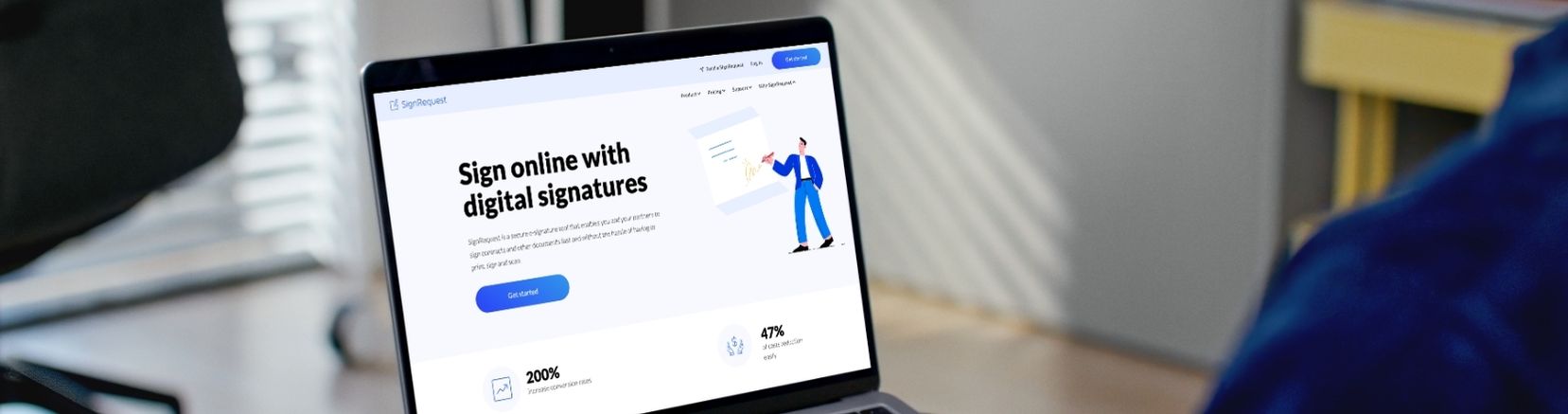 SignRequest electronic signature integration with Survey Booker