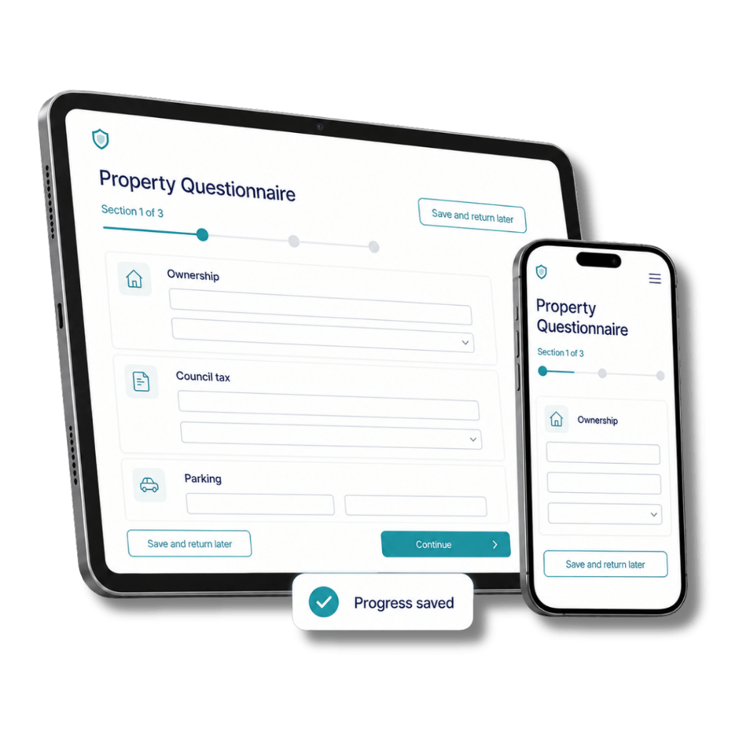 Survey Booker online Scottish Home Report customer questionnaire