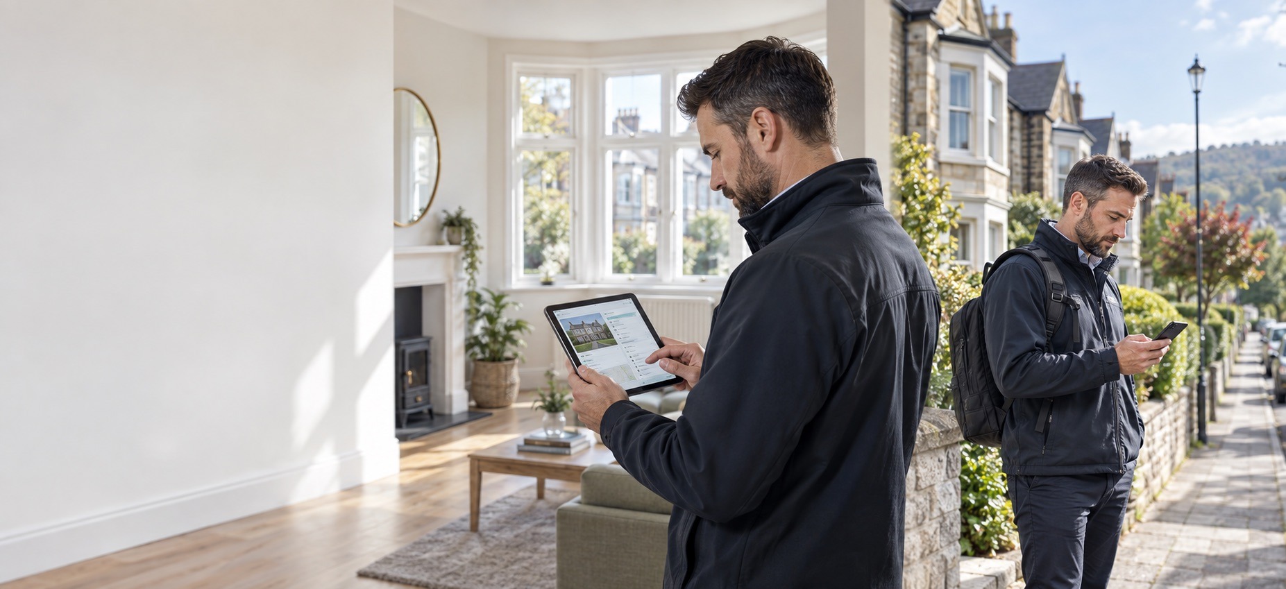 Survey Booker connected web and mobile access for office teams, surveyors, referrers and customers